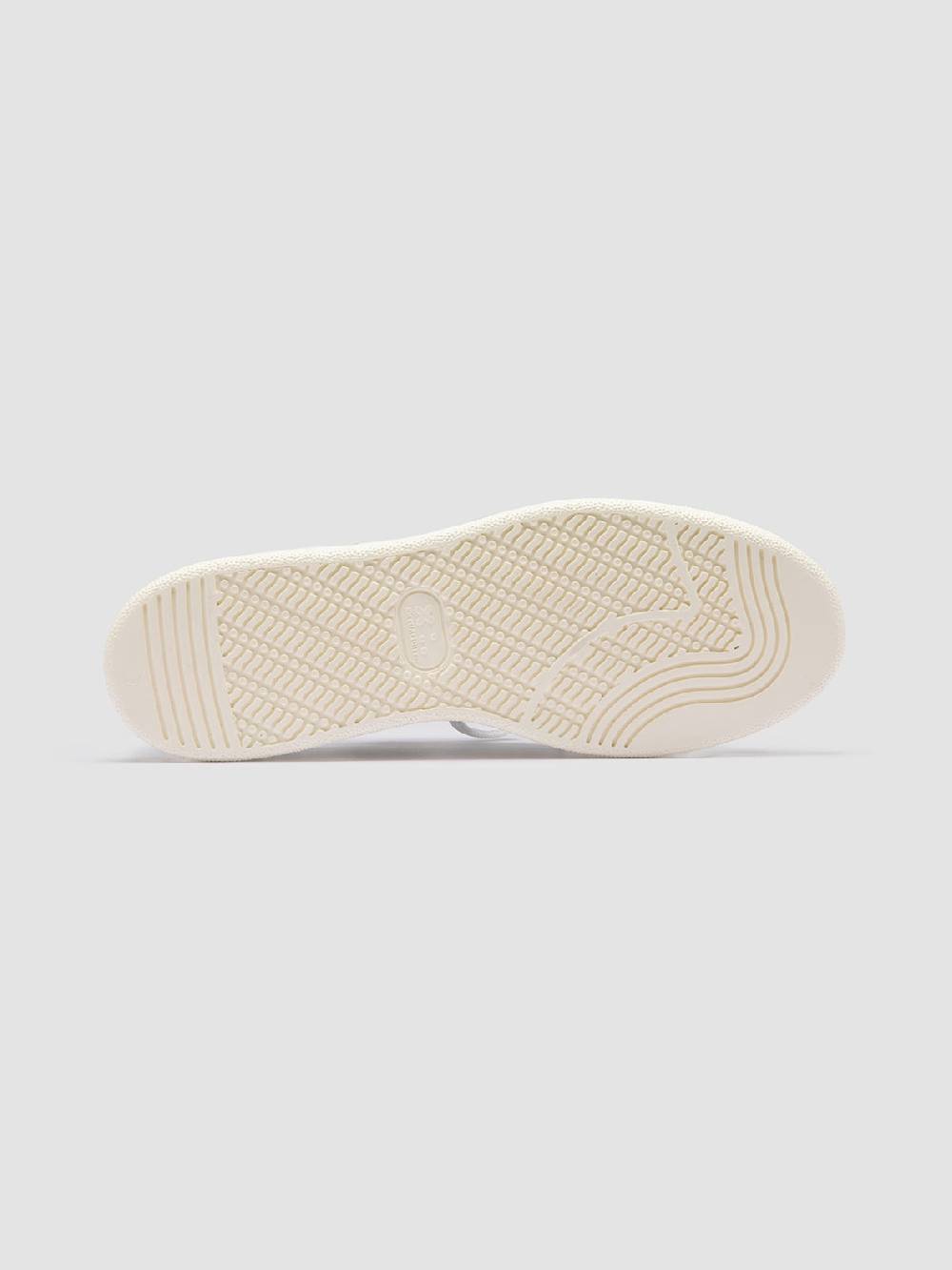 Officine Creative MOWER 008 Sneakers Basse in Pelle e Camoscio Bianca Spedizione Gratuita