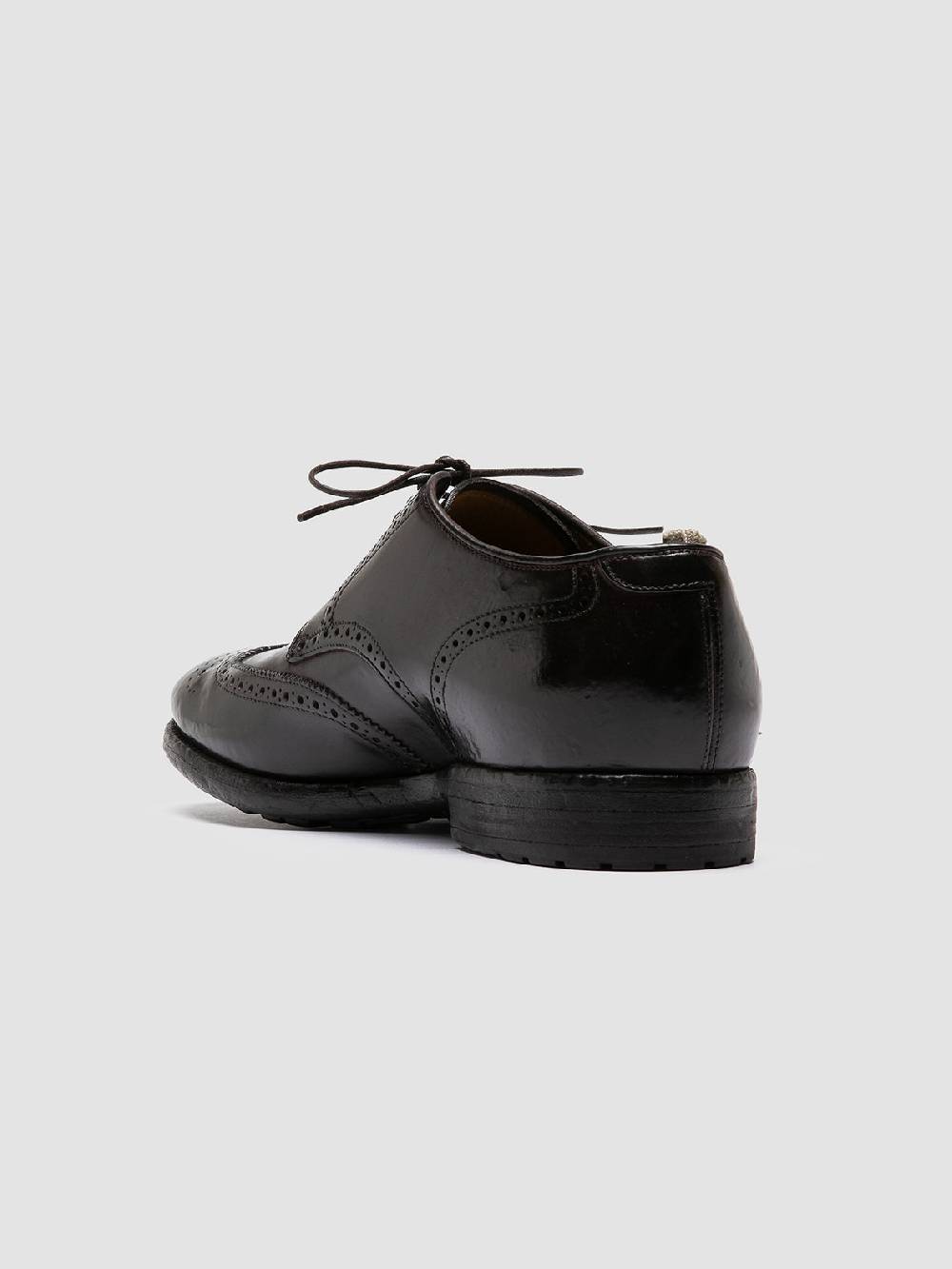 Officine Creative PRINCE 609 Derby in Pelle Marrone Consegna Veloce