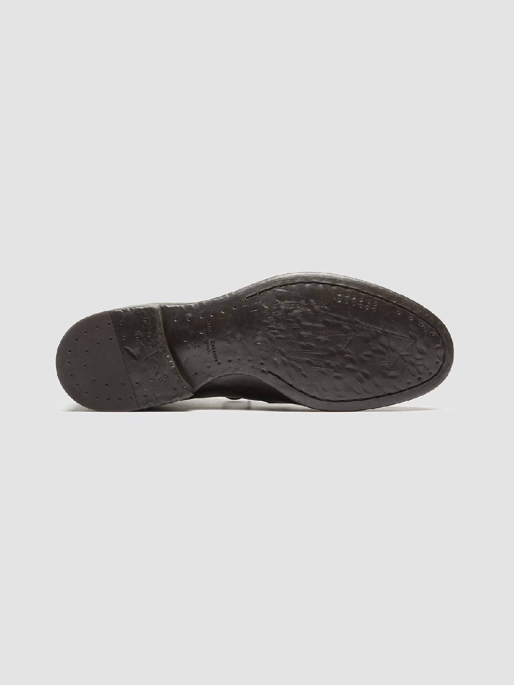 Officine Creative CETON 685 Stivali Chukka in Pelle Marrone Presa