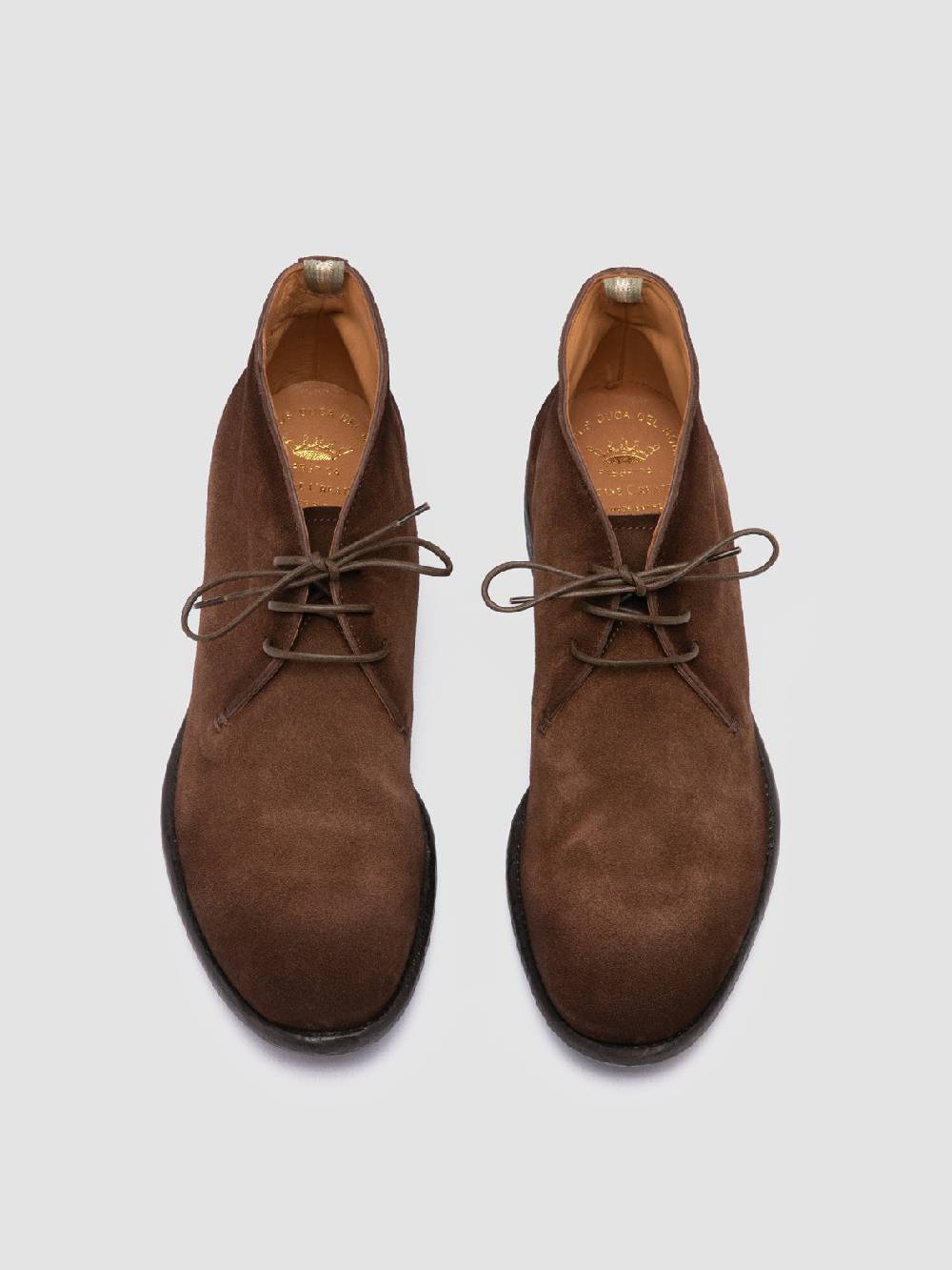 Officine Creative CETON 685 Stivali Chukka in Camoscio Marrone Offerta