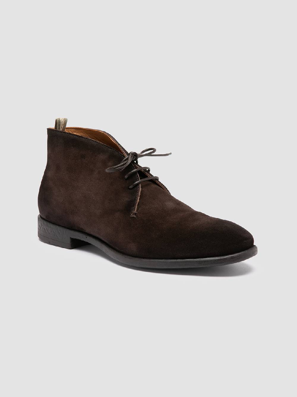 Officine Creative CETON 685 Stivali Chukka in Camoscio Marrone Economico