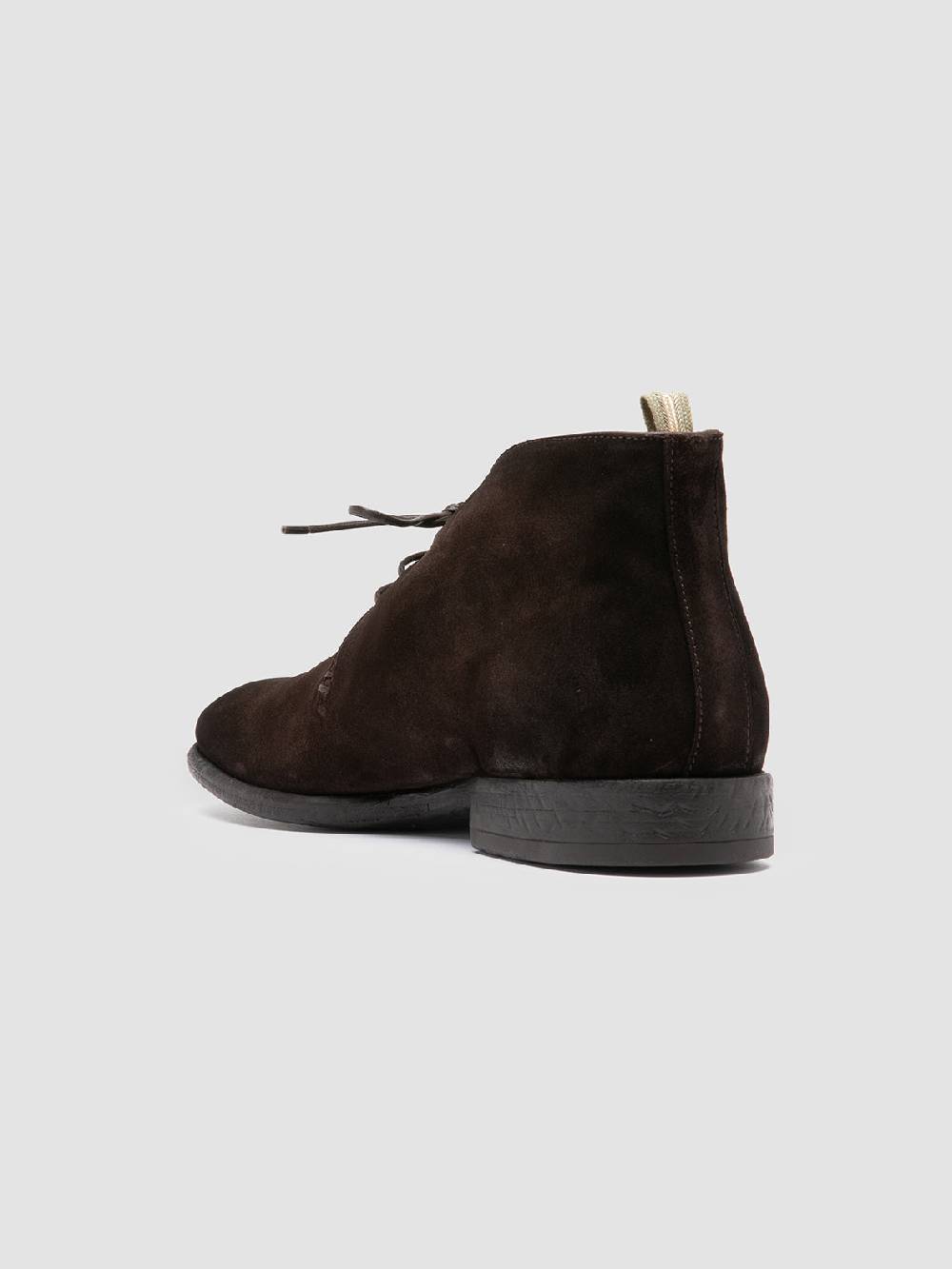 Officine Creative CETON 685 Stivali Chukka in Camoscio Marrone Economico