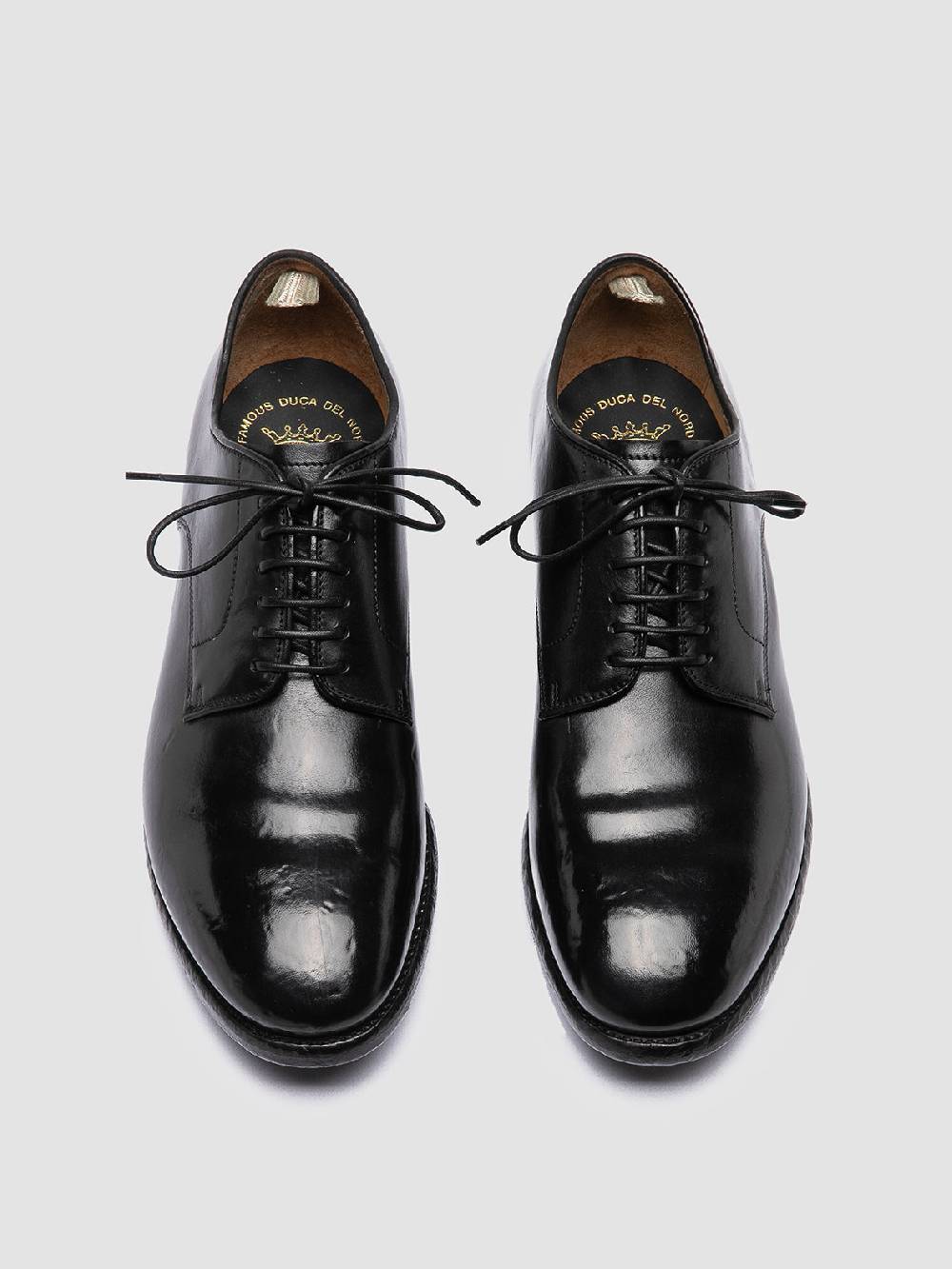 Officine Creative PRINCE 606 Derby in Pelle Nera Online