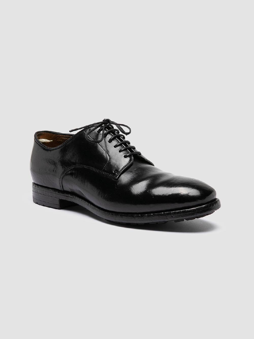 Officine Creative PRINCE 606 Derby in Pelle Nera Online