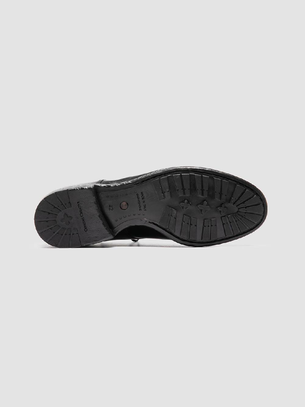 Officine Creative PRINCE 606 Derby in Pelle Nera Online