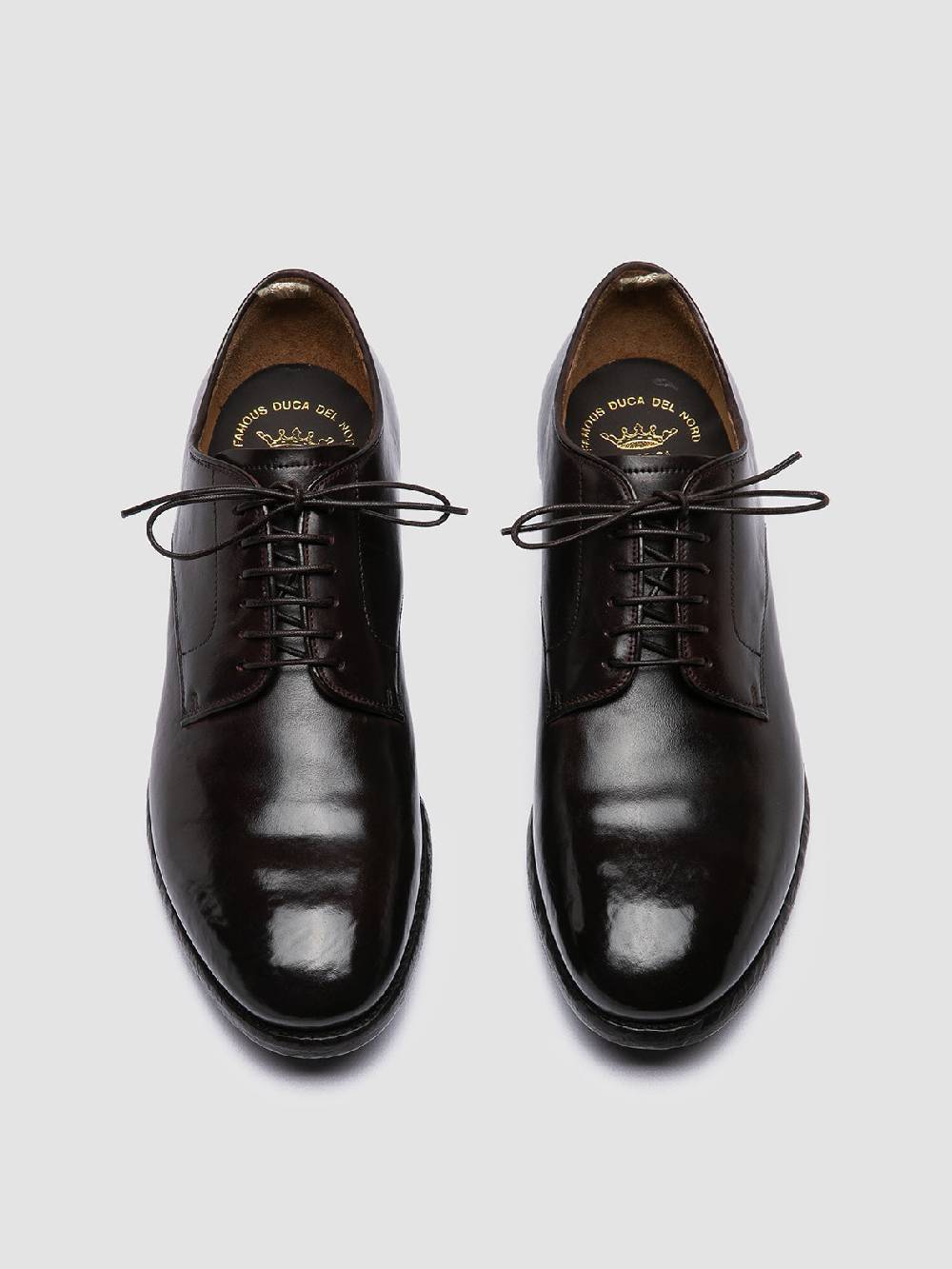 Officine Creative PRINCE 606 Derby in Pelle Marrone Outlet