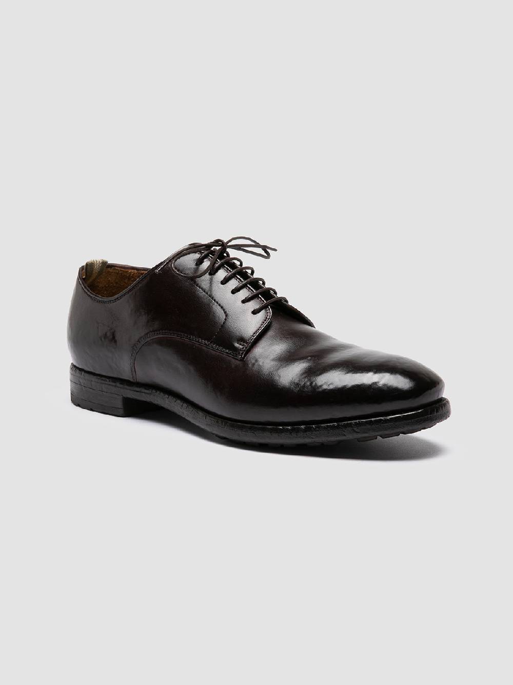 Officine Creative PRINCE 606 Derby in Pelle Marrone Outlet