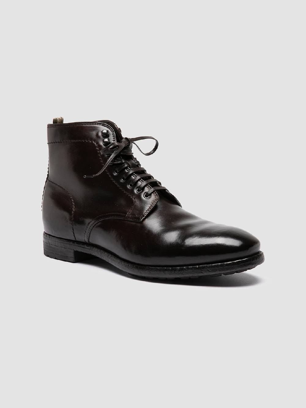 Officine Creative PRINCE 610 Stivaletti in Pelle Marrone Offerte