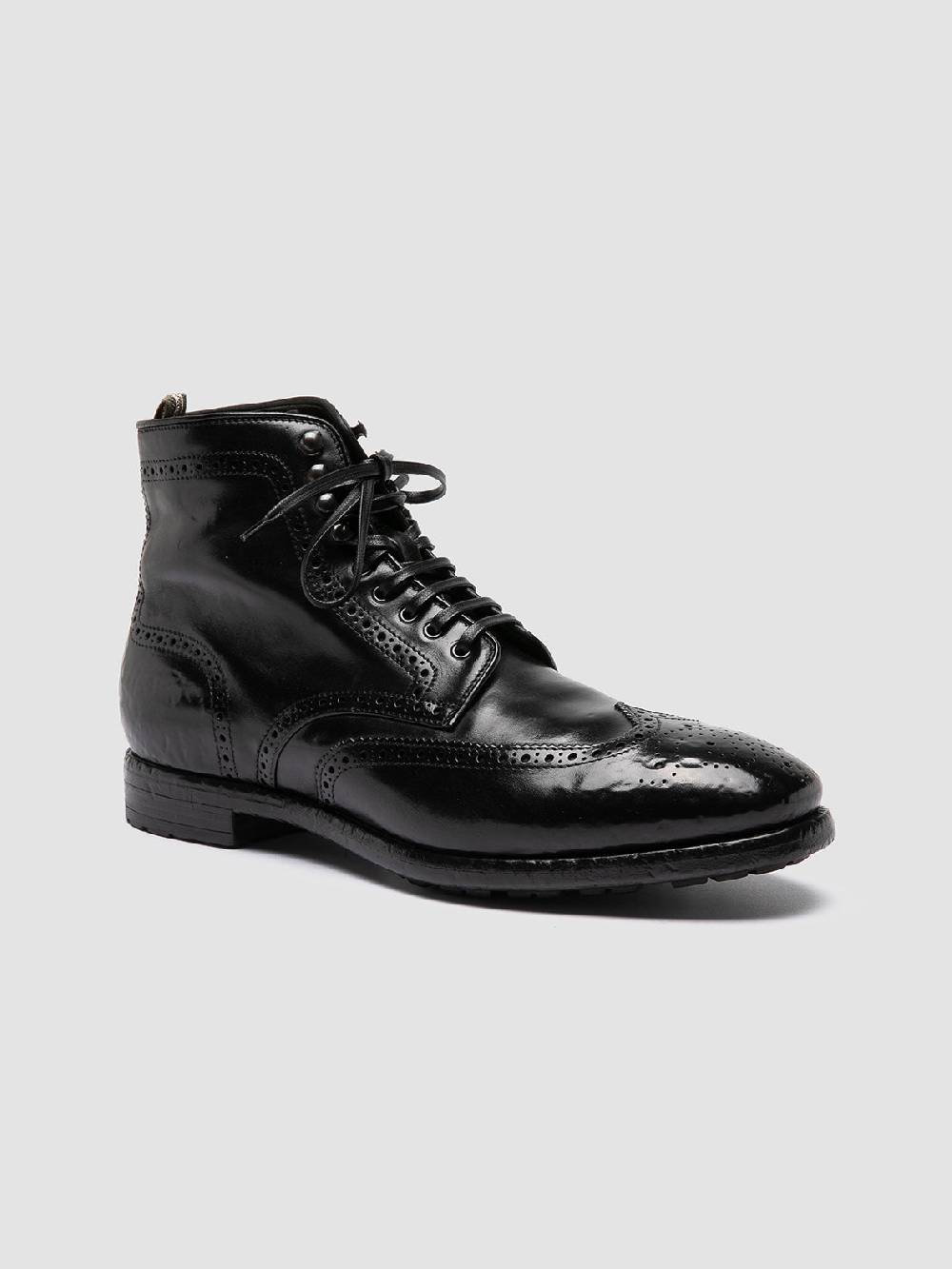Officine Creative PRINCE 612 Stivaletti in Pelle Nera Hotsell