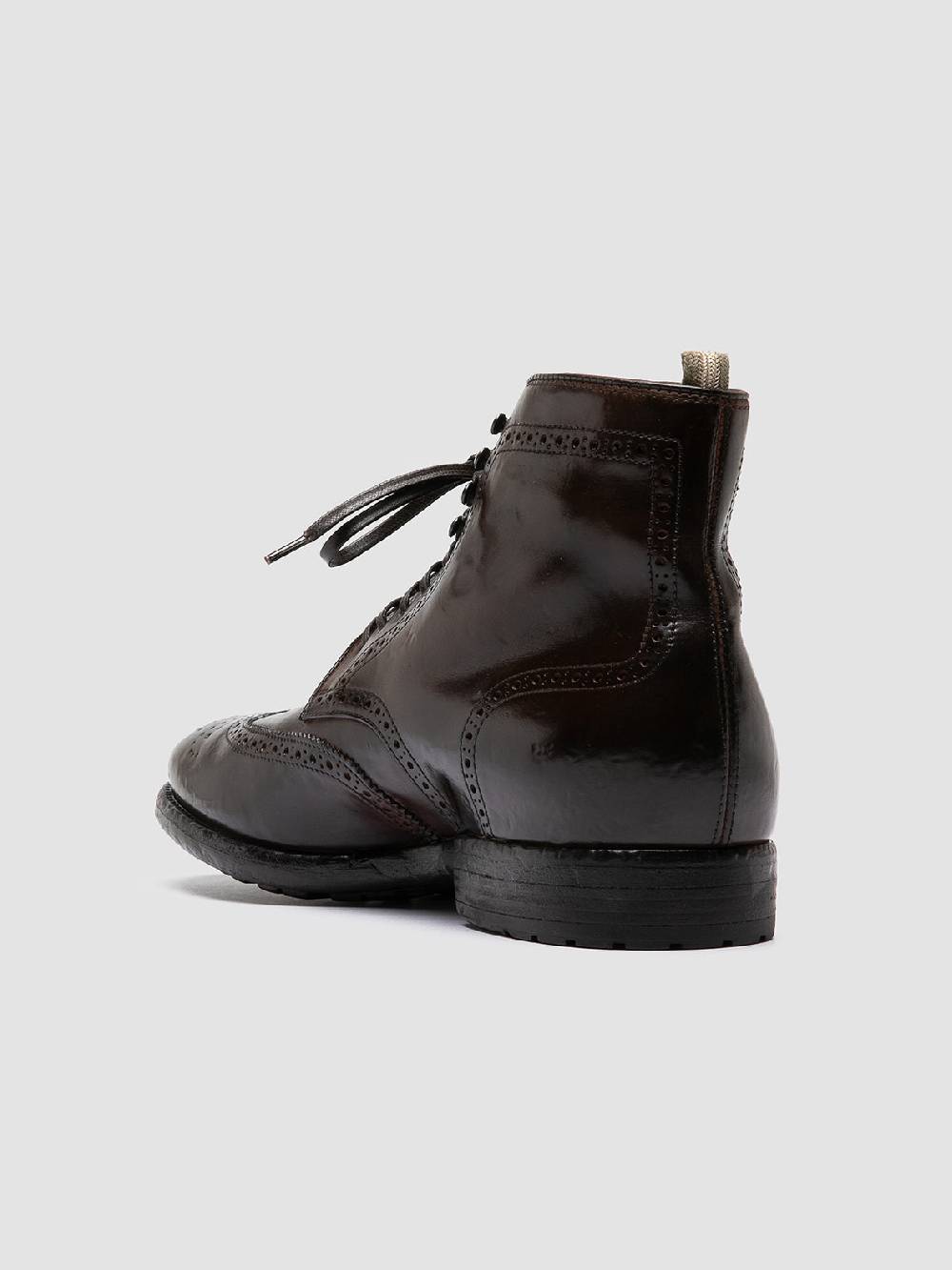 Officine Creative PRINCE 612 Stivaletti in Pelle Marrone Vendita Calda