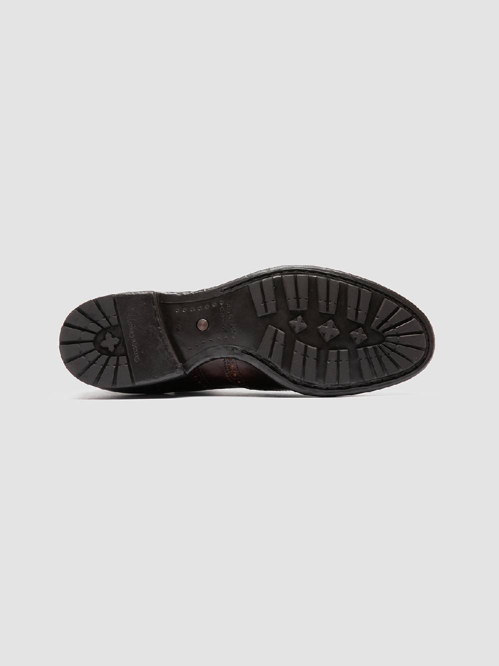 Officine Creative PRINCE 612 Stivaletti in Pelle Marrone Vendita Calda