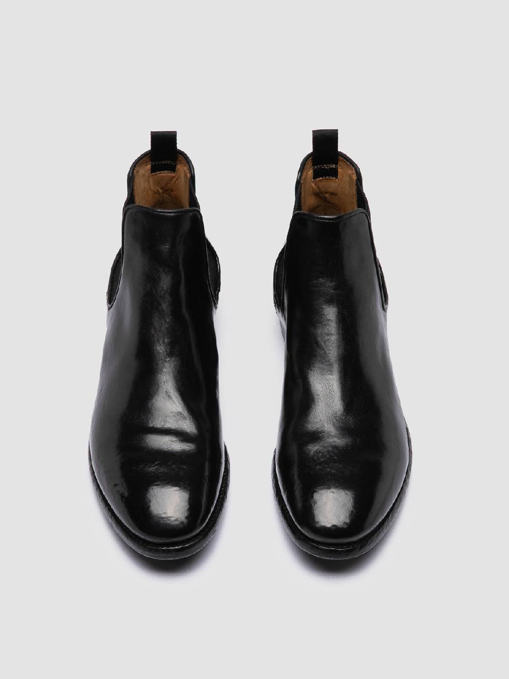 Officine Creative PRINCE 617 Stivaletti Chelsea in Pelle Nera Vendita Economica