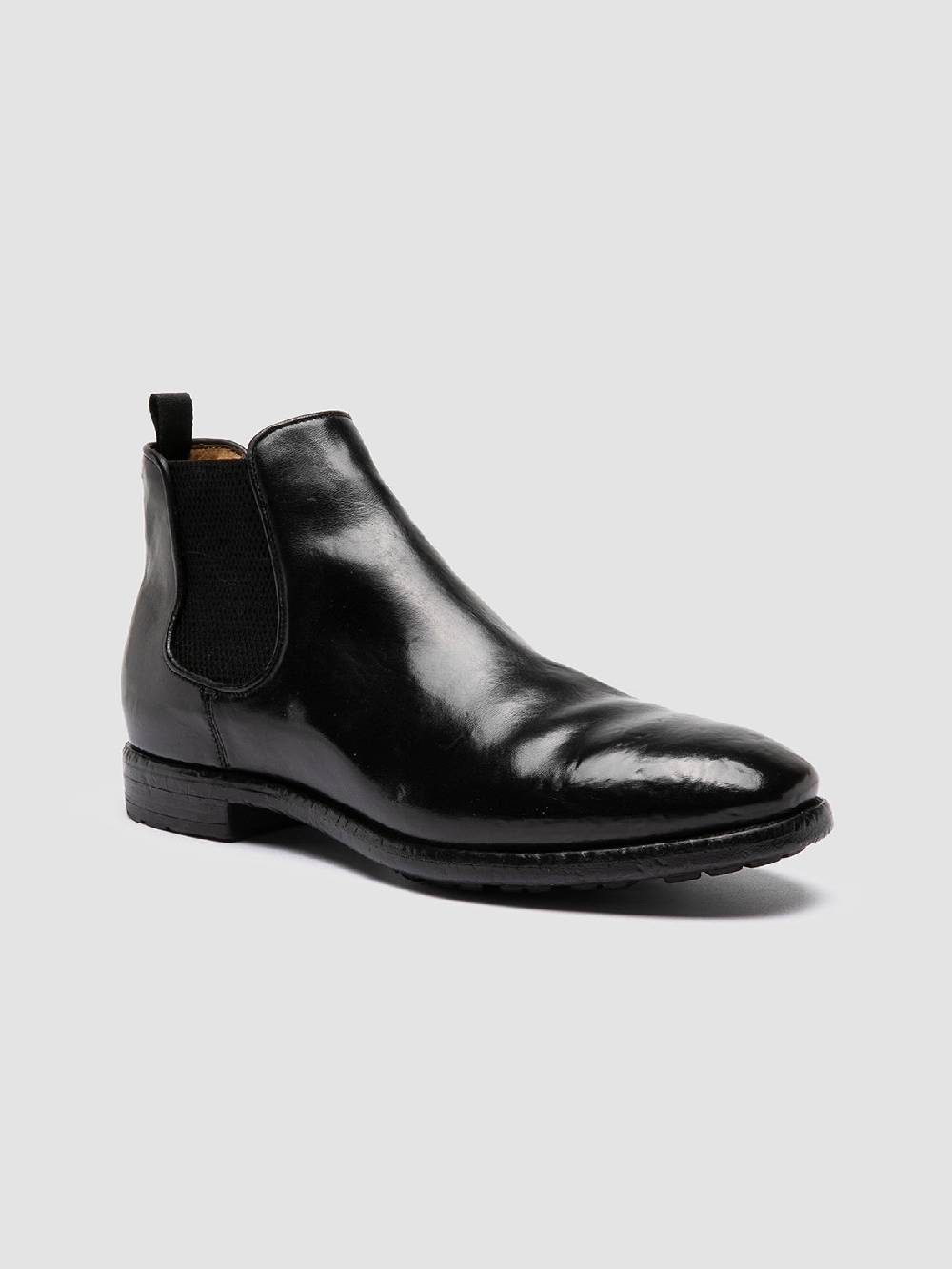 Officine Creative PRINCE 617 Stivaletti Chelsea in Pelle Nera Vendita Economica