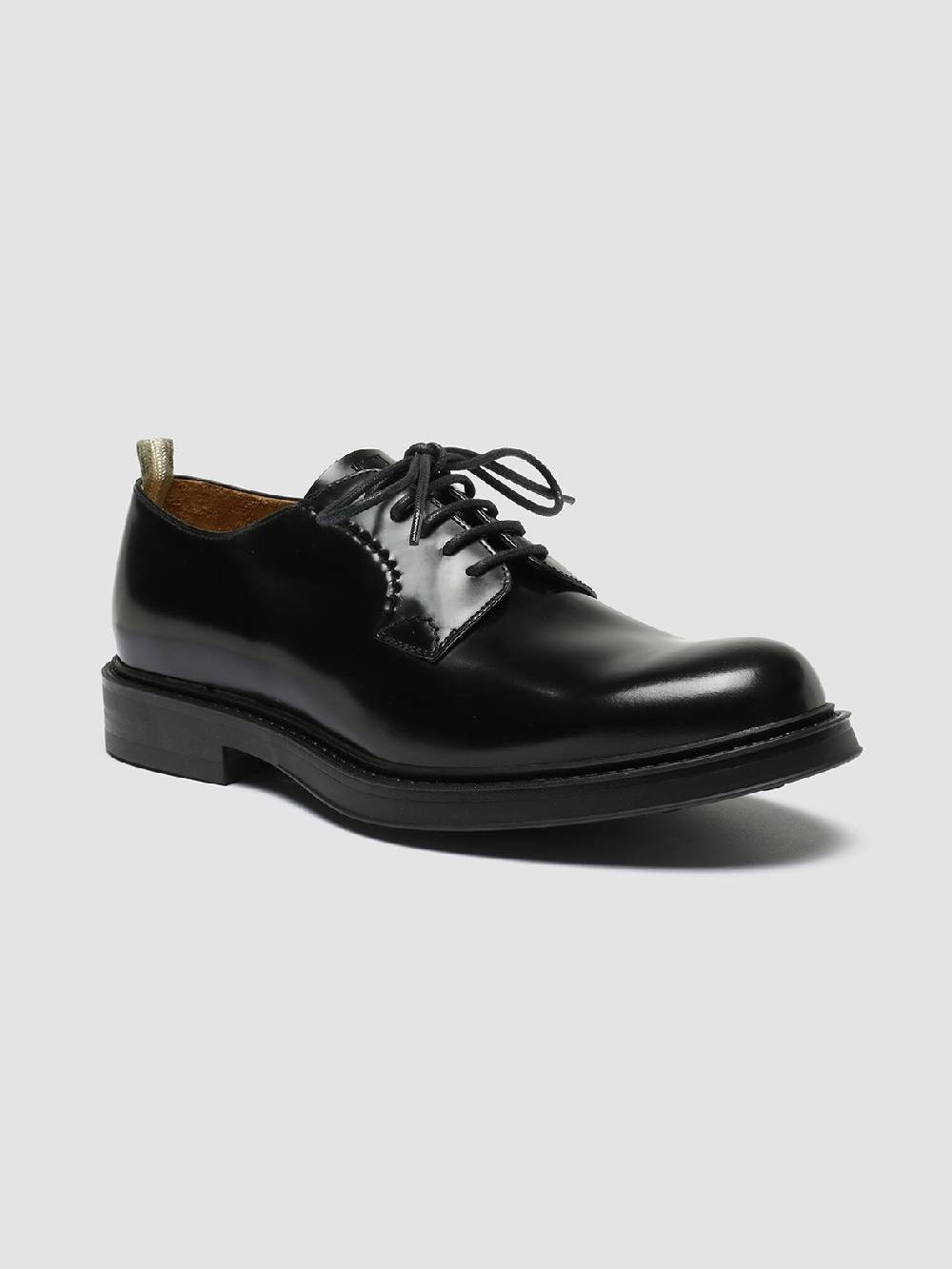 Officine Creative UNIFORM 003 Derby in Pelle Nera Negozio