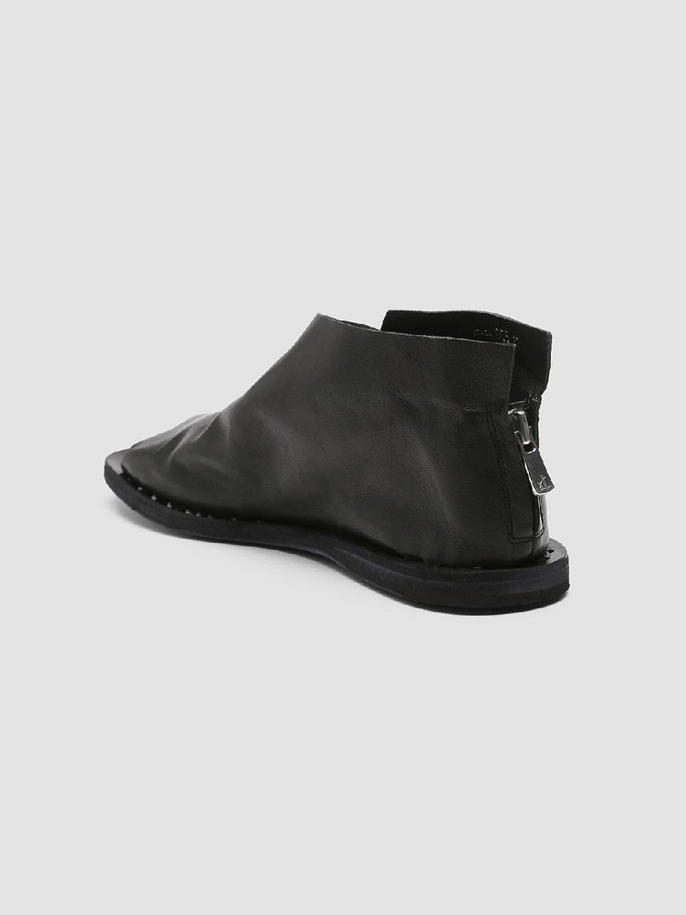 Officine Creative ITACA 005 Sandali in Pelle Nera In Saldo