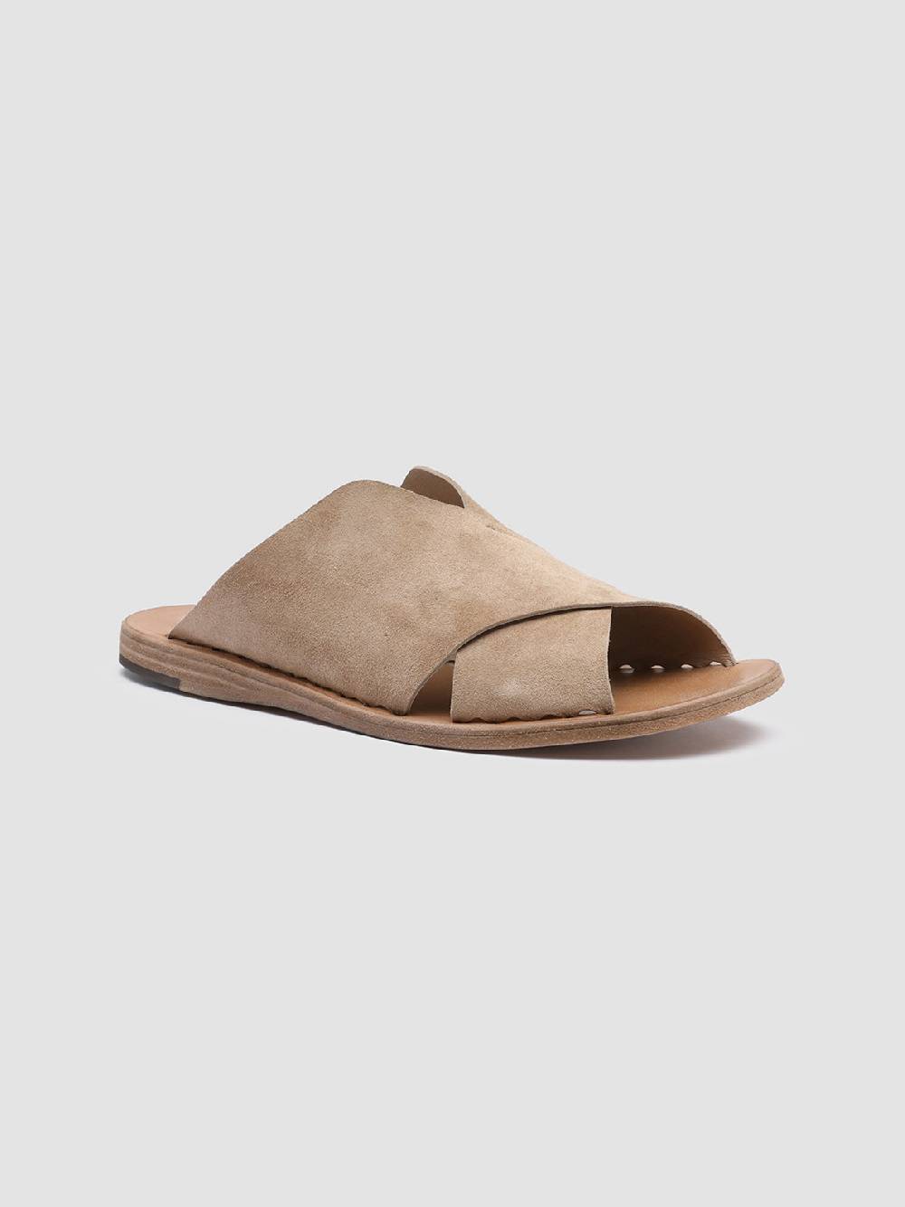 Officine Creative ITACA 019 Sandali in Pelle Scamosciata Marrone 2025