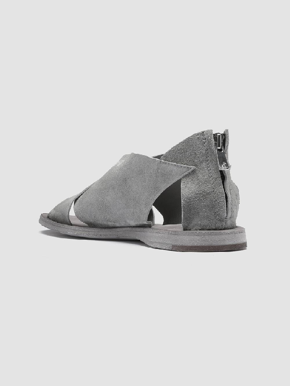 Officine Creative Itaca 26 Sandali in Pelle Scamosciata Grigia Italia