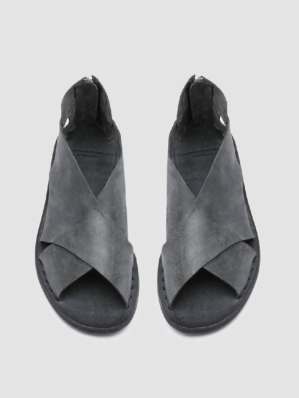 Officine Creative ITACA 026 Sandali in Pelle Nera 2025