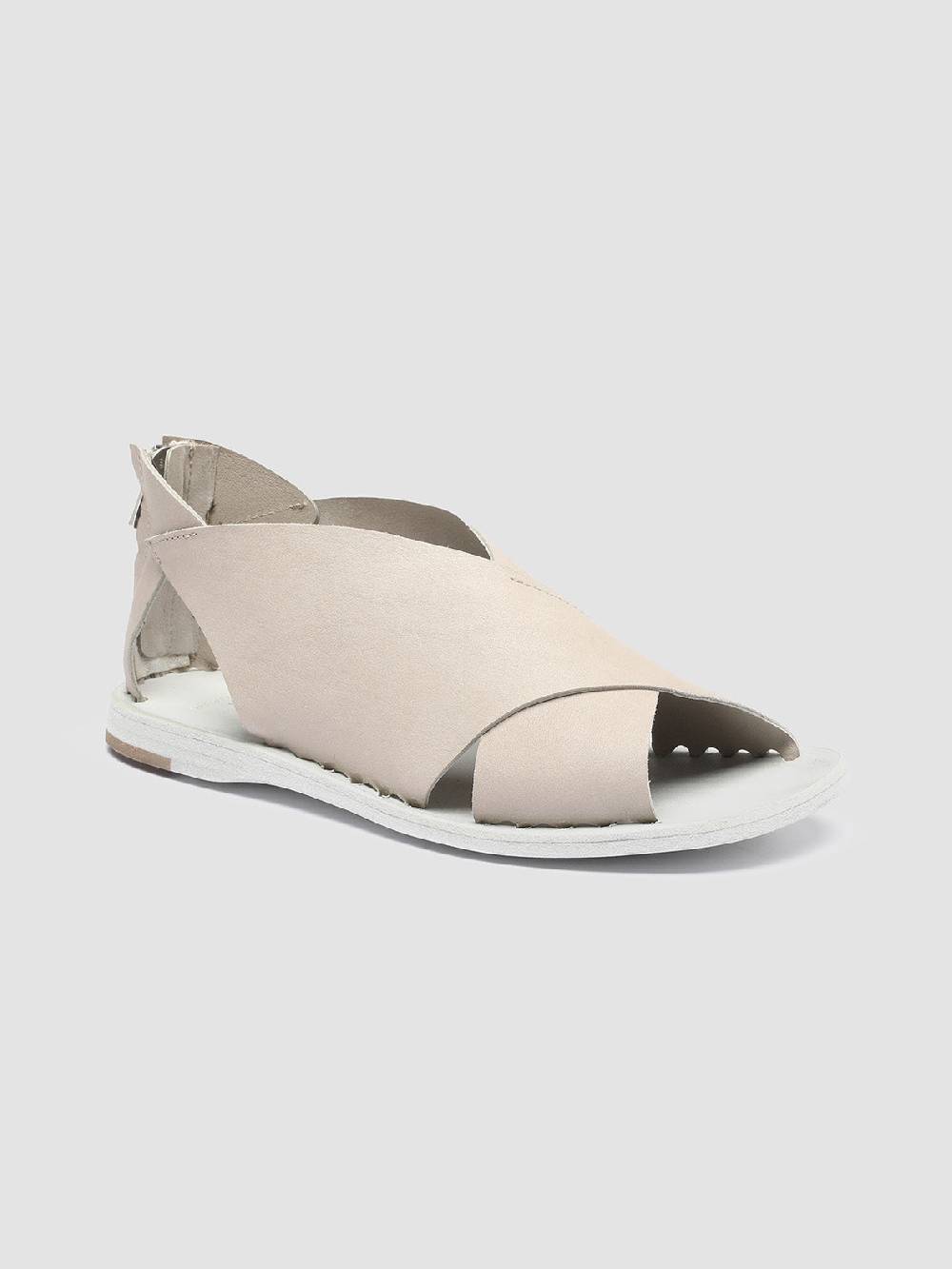 Officine Creative ITACA 026 Sandali in Pelle Bianca In Linea