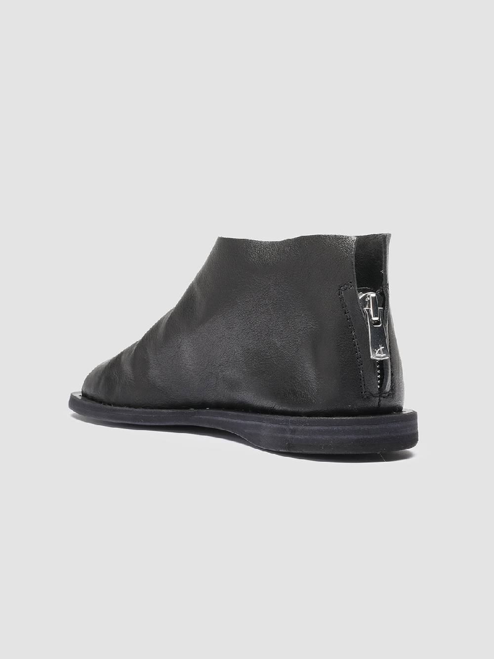 Officine Creative ITACA 032 Sandali in Pelle Nera Nuovo