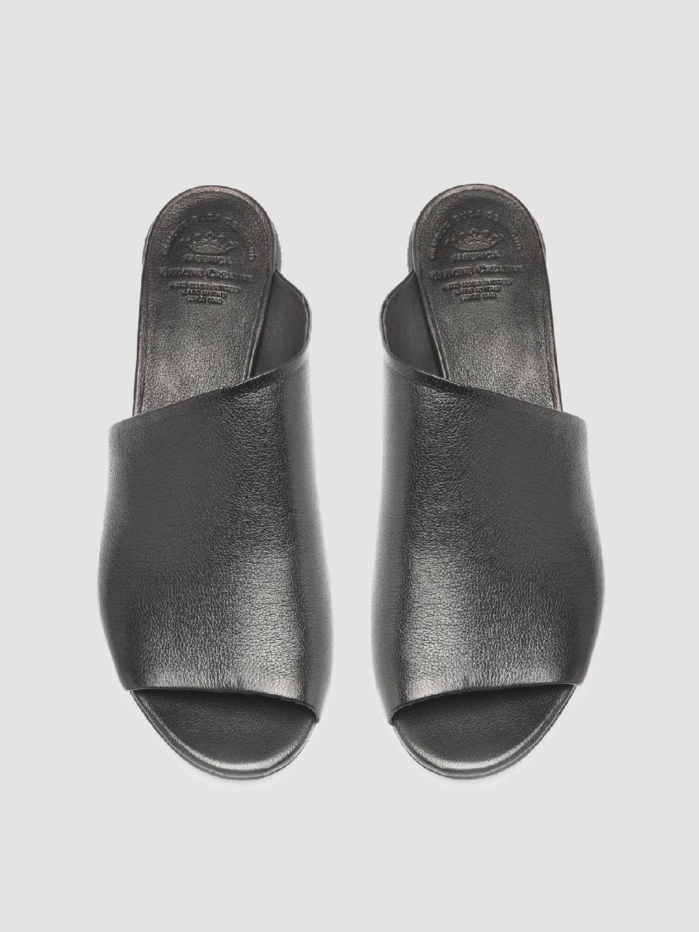 Officine Creative HELYETTE 016 Sabot in Pelle Nera Promozione