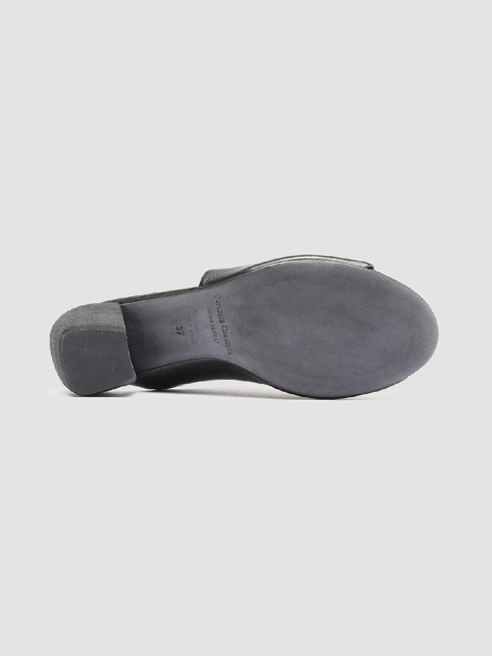 Officine Creative HELYETTE 016 Sabot in Pelle Nera Promozione