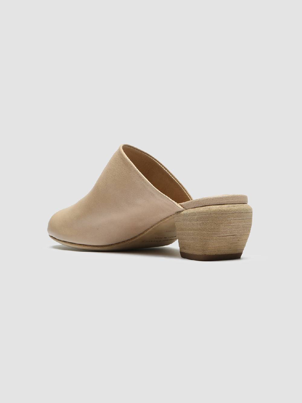 Officine Creative HELYETTE 016 Sabot in Pelle Tortora Spedizione Gratuita