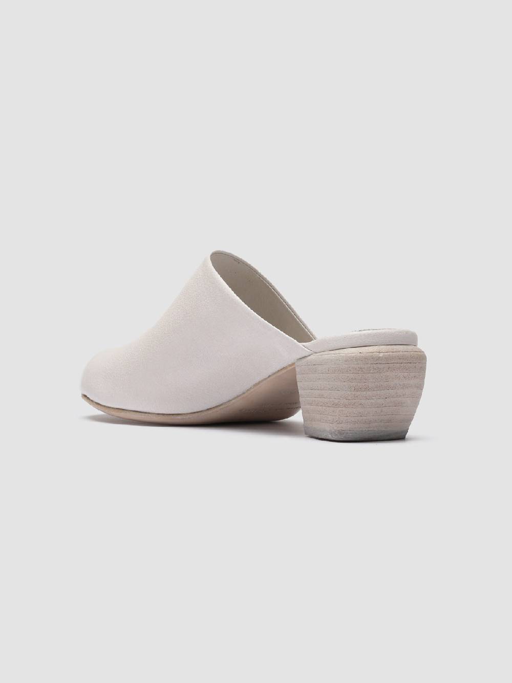 Officine Creative HELYETTE 016 Sabot in Pelle Bianca Pezzi Unici