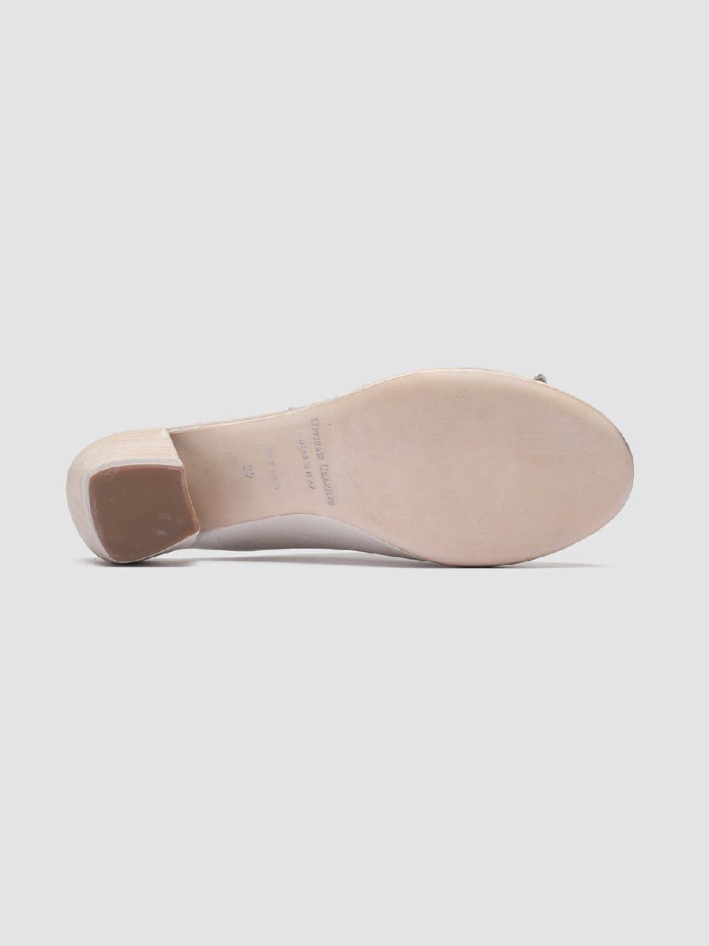 Officine Creative HELYETTE 016 Sabot in Pelle Bianca Pezzi Unici