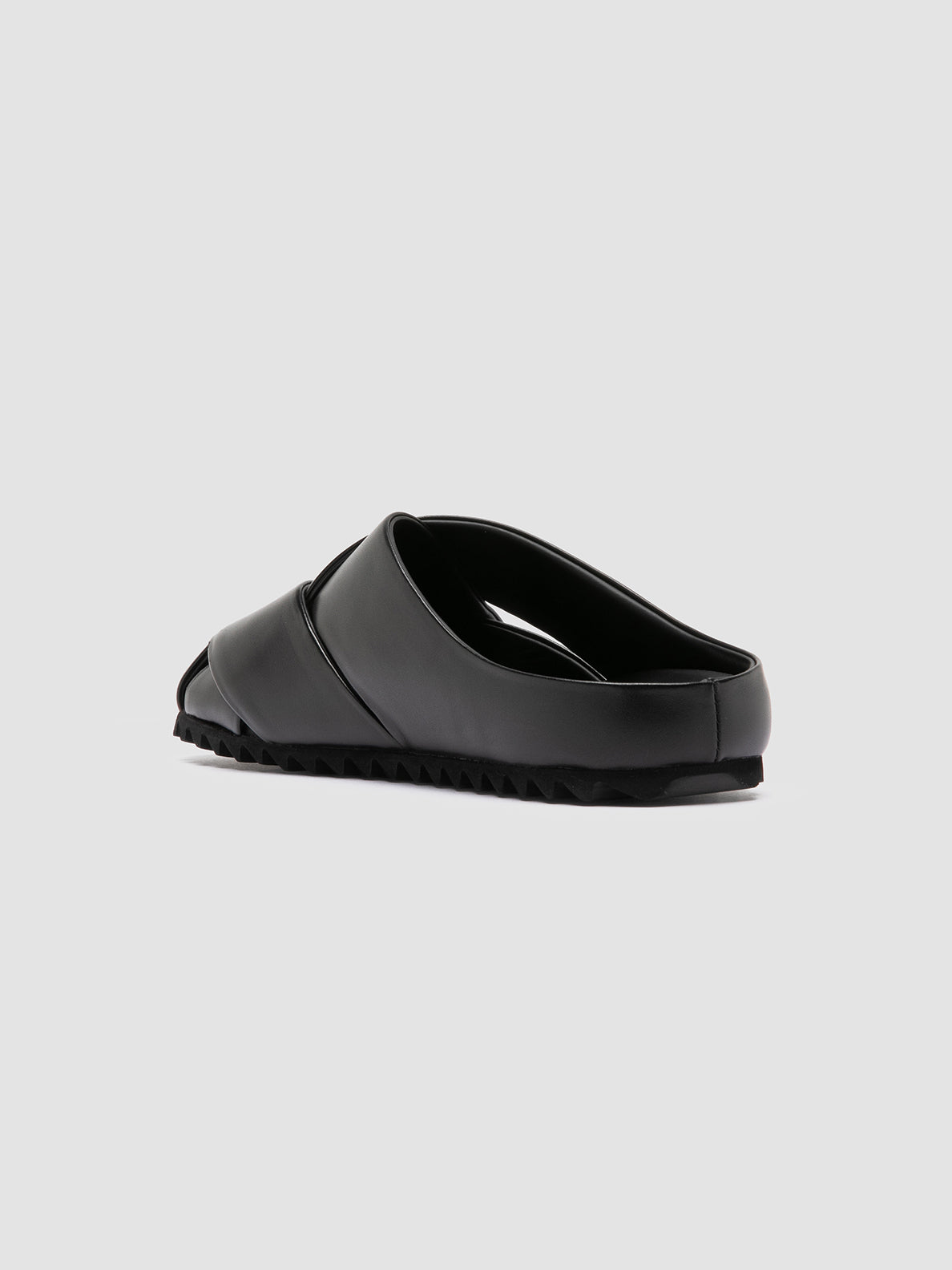 Officine Creative PELAGIE 018 Sandali Sabot in Pelle Nera Qualità Garantita