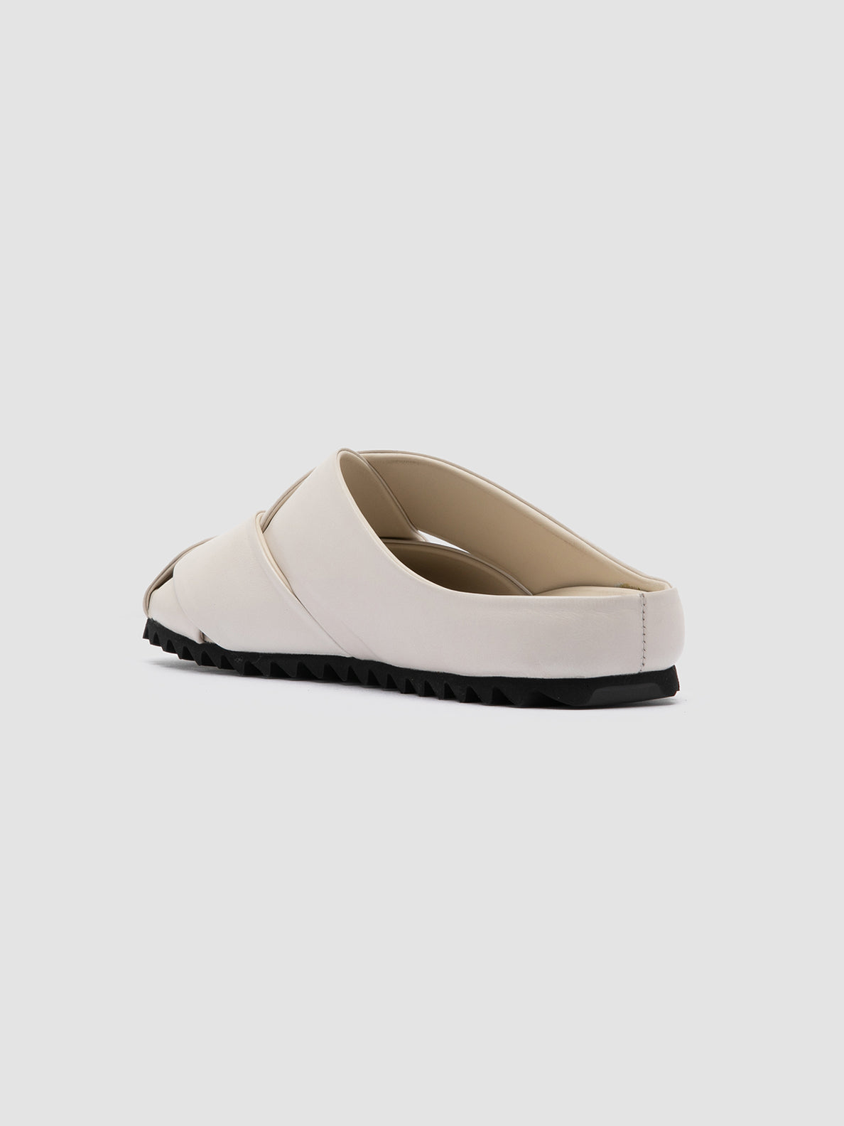 Officine Creative PELAGIE 018 Sandali Sabot in Pelle Bianca Negozi Online