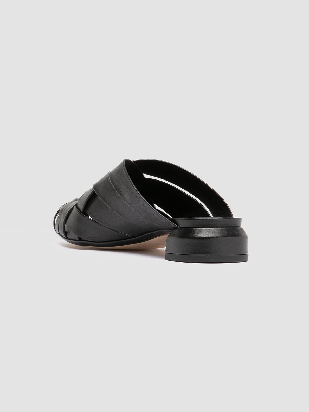 Officine Creative SAGE 105 Sandali Sabot in Pelle Nera Acquista Ora