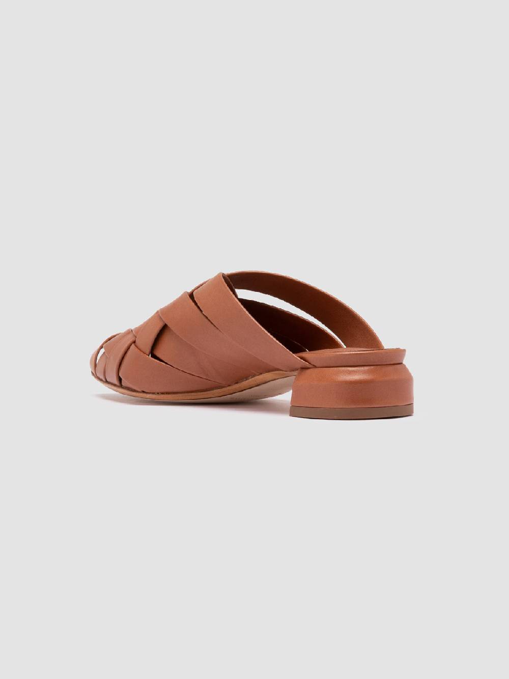 Officine Creative SAGE 105 Sandali Sabot in Pelle Marrone Consegna Veloce