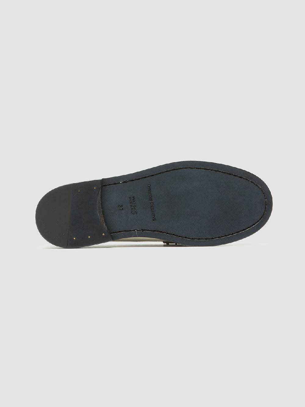 Officine Creative ZIVAGO 103 Ivory Leather Penny Loafers Shopping Online