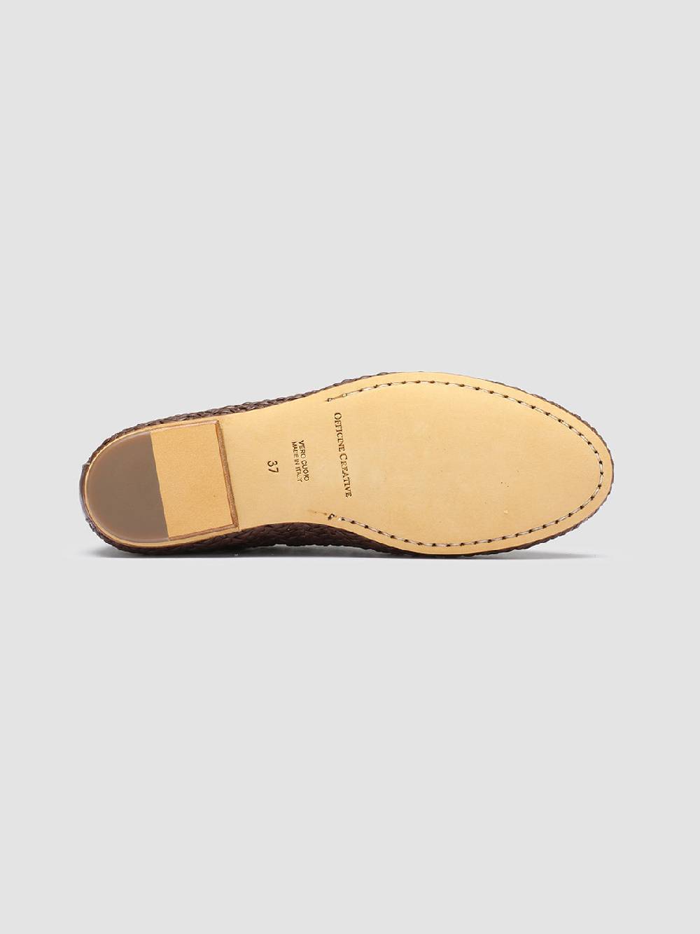 Officine Creative BESSIE 011 Mocassini in Pelle Marrone Prezzo Ridotto