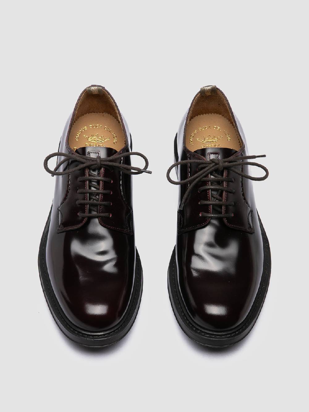 Officine Creative UNIFORM 003 Derby in Pelle Bordeaux Sottocosto