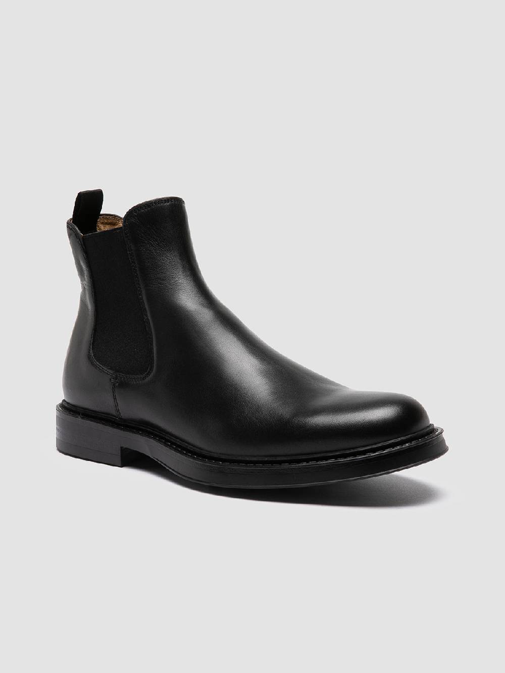 Officine Creative UNIFORM 005 Stivaletti Chelsea in Pelle Nera Convenienza