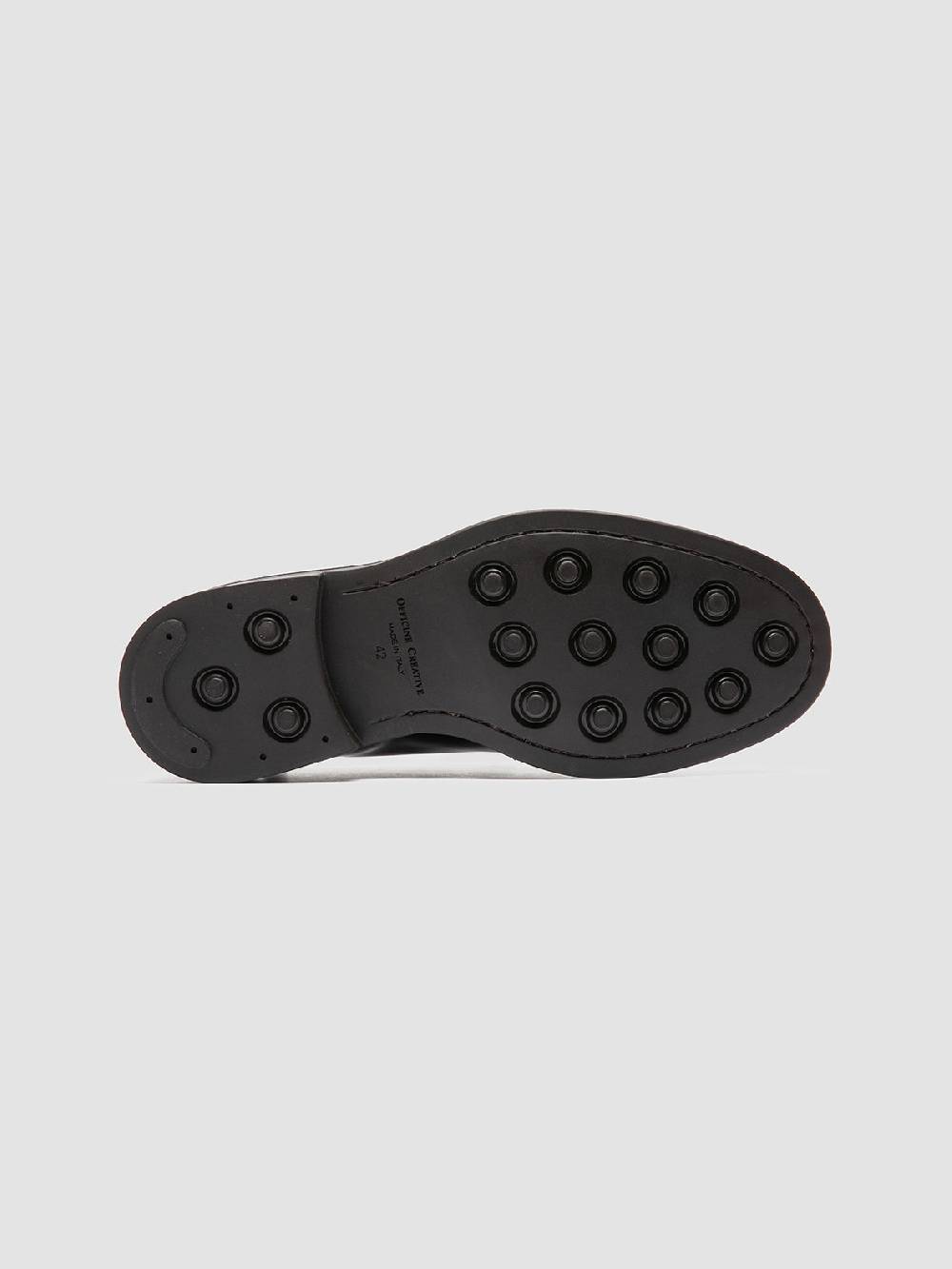 Officine Creative UNIFORM 005 Stivaletti Chelsea in Pelle Nera Convenienza