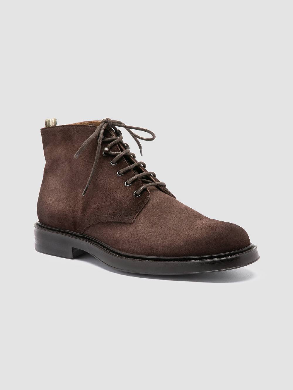 Officine Creative UNIFORM 018 Stivali Neri in Pelle Scamosciata Sconto