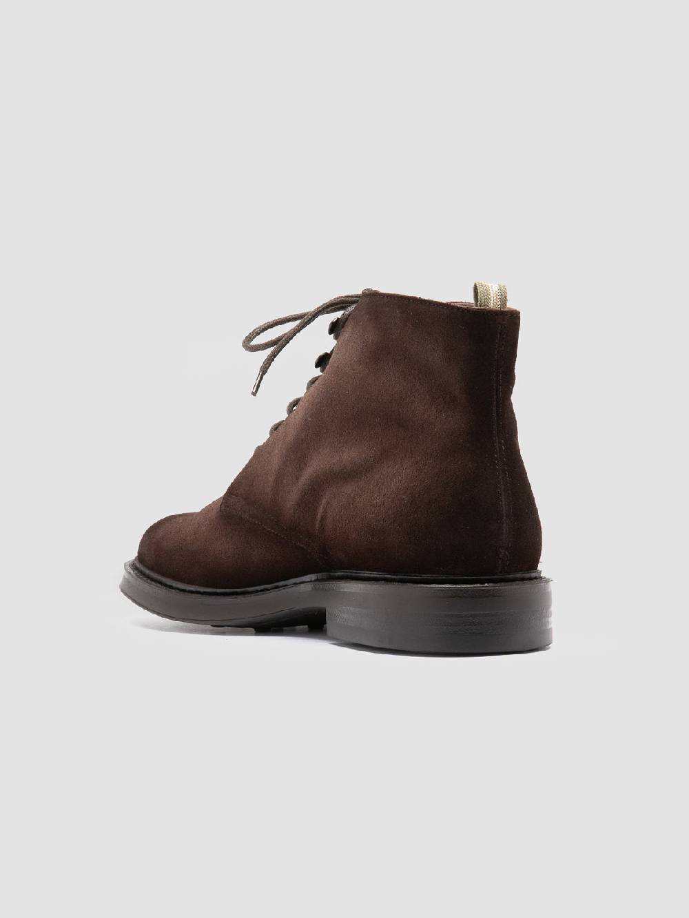 Officine Creative UNIFORM 018 Stivali Neri in Pelle Scamosciata Sconto