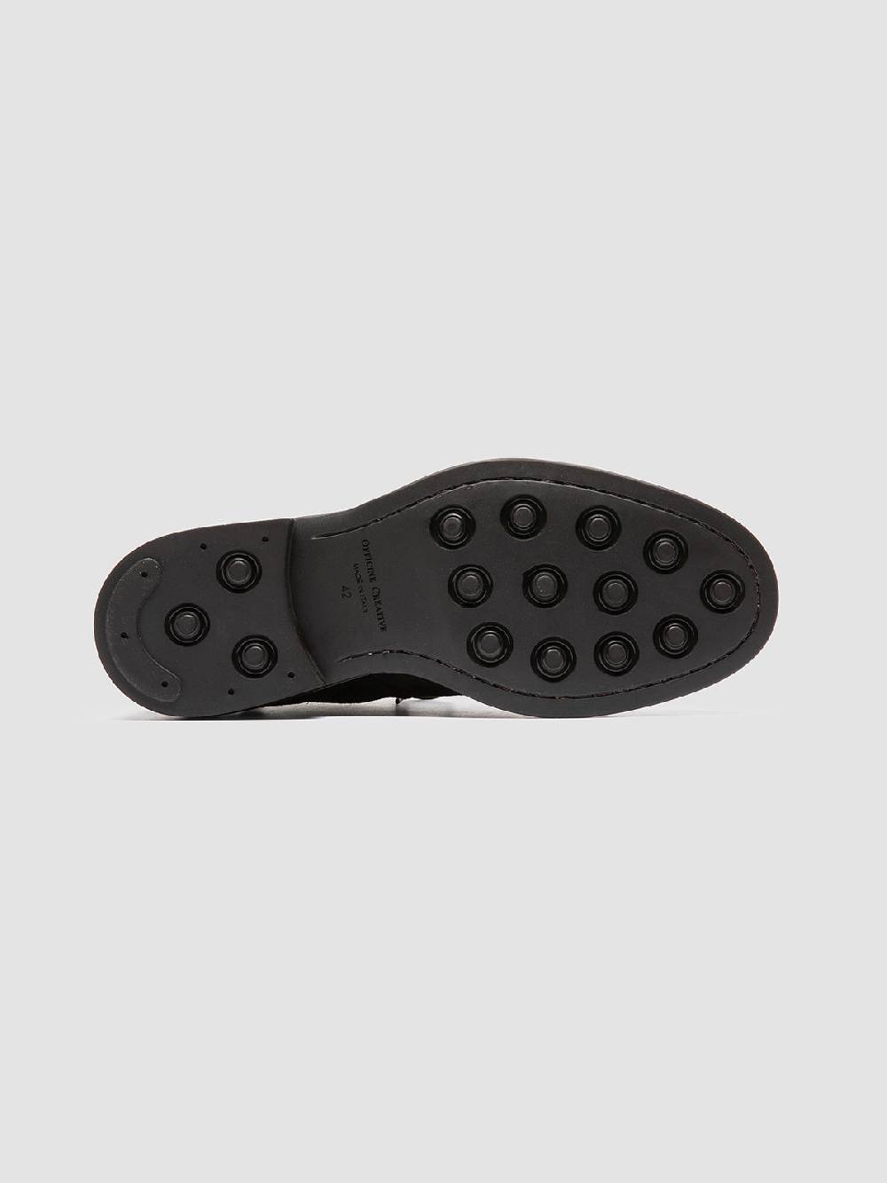 Officine Creative UNIFORM 018 Stivali Neri in Pelle Scamosciata Sconto