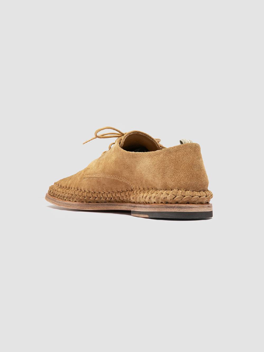 Officine Creative MILES 001 Brown suede derby shoes Economico
