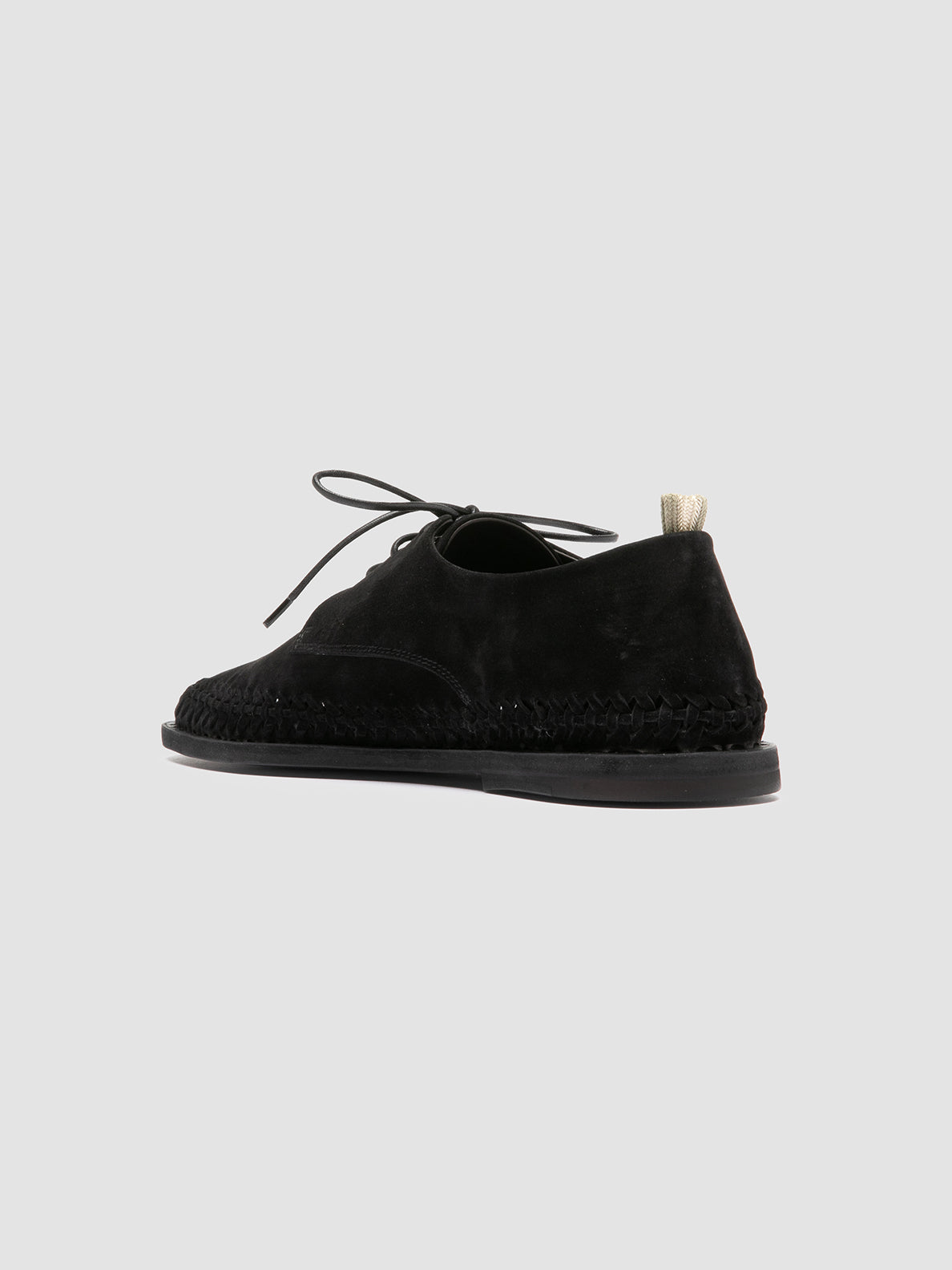 Officine Creative MILES 001 Black Suede derby shoes Online