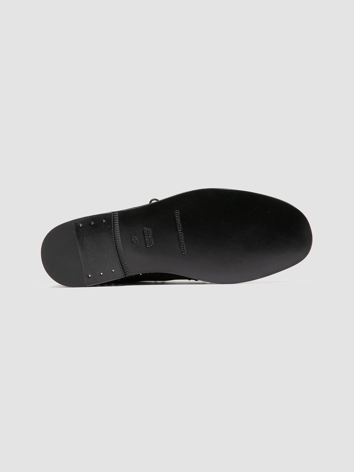 Officine Creative MILES 001 Black Suede derby shoes Online