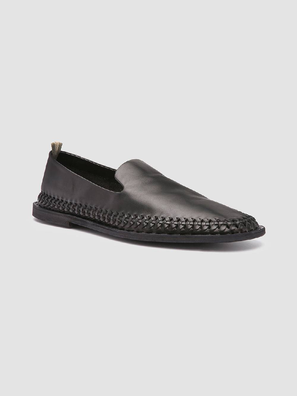 Officine Creative MILES 002 Mocassini in Nappa Nera Outlet