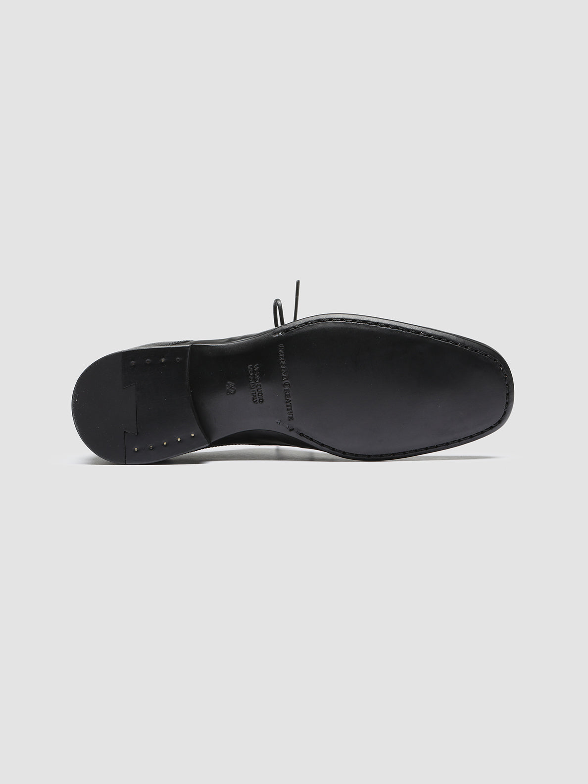 Officine Creative HARVEY 002 Black Leather Derby Shoes In Vendita