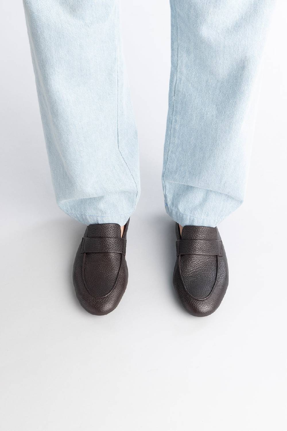 Officine Creative C-SIDE 001 Mocassini in Pelle Scamosciata Grigia Saldi