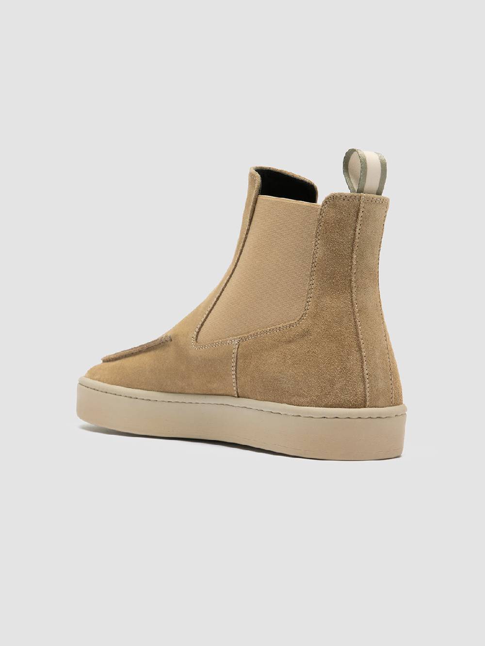 Officine Creative BUG 003 Stivaletti Chelsea in Pelle Scamosciata Marrone Moda