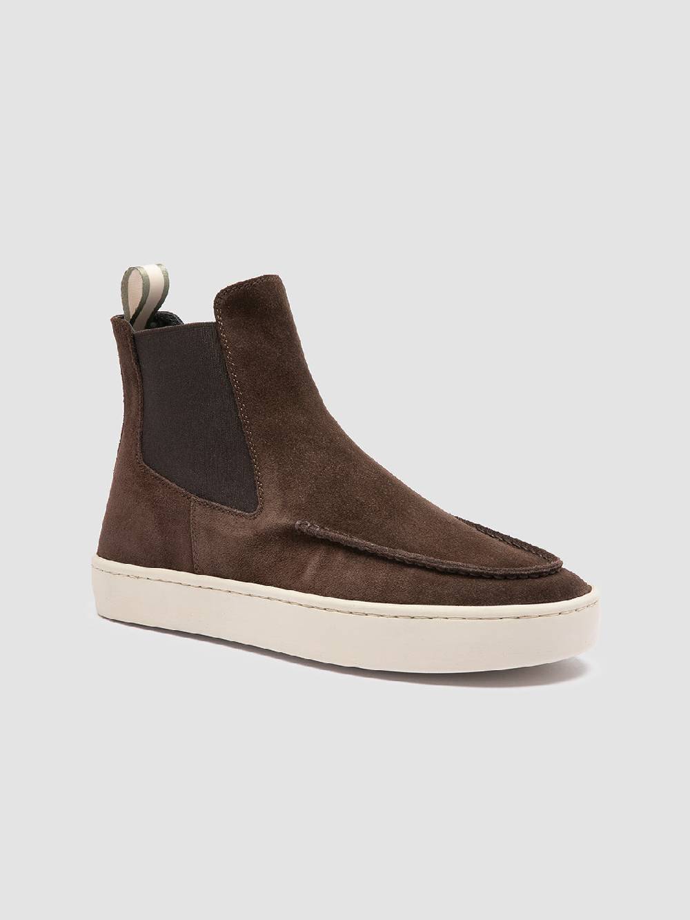 Officine Creative BUG 003 Stivaletti Chelsea in Pelle Scamosciata Marrone 2025