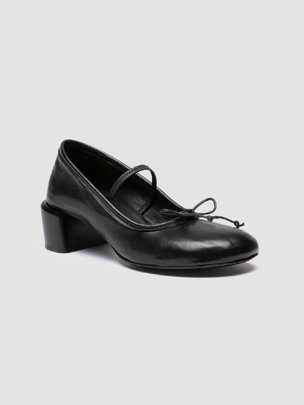 Officine Creative FLORE 001 Ballerine in Pelle Nera Soddisfazione Garantita